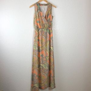 Cremieux Maxi Paisley Print Dress